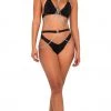 Roma 6122 - Bikini Top With Ring & Chain Detail Rave Wear