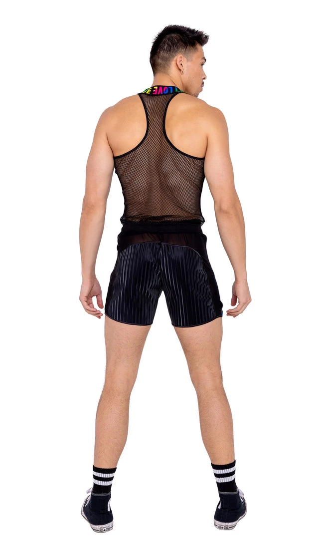 Roma Rave Wear 6151 - Men’s Pride Two-Tone Biker Shorts 4 Roma Rave Wear 6151 - Men’s Pride Two-Tone Biker Shorts