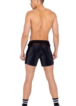 Roma Rave Wear 6151 - Men’s Pride Two-Tone Biker Shorts