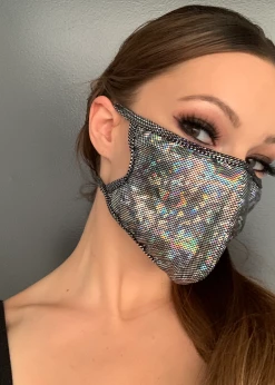 Roma Costume Shimmer Face Mask