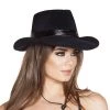Roma Costume, Inc. H4571 Black Cowboy Hat