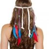 Roma Costume H4724 - White Indian Headband SALE!
