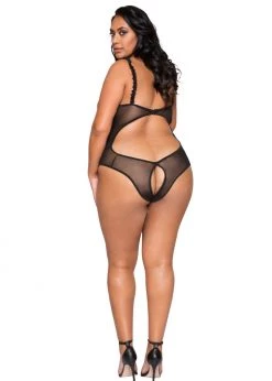 Roma Confidential Lingerie LI293Q - 1pc Teddy With Cutout Top