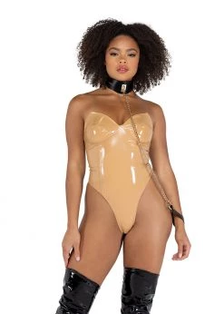 Roma Confidential LI363 - New High-Cut Vinyl Bodysuit