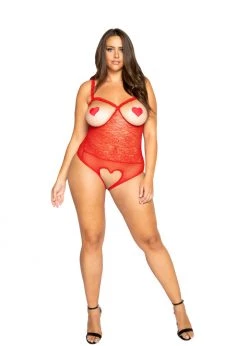 Roma Confidential Lingerie LI373 - Cutout Underwire Top Teddy