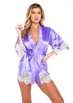 Roma Confidential Lingerie LI395 - Lashes For Lace Robe