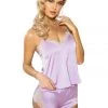 Roma Confidential LI397 - 2pc Satin Lounge Set Lingerie