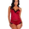 Roma Confidential LI401 - 2pc Soft Satin Short Set Lingerie