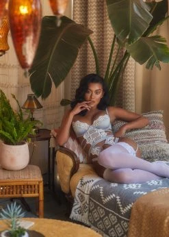 Roma Confidential LI407 - 1pc Embroidered Lace & Satin Bustier Set 20 Roma Confidential LI407 - 1pc Embroidered Lace & Satin Bustier Set