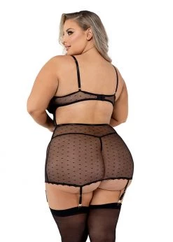 Roma Confidential LI456 - 2PC Embroidery & Satin Chemise Set