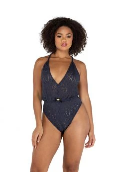 Roma Confidential LI497 - Cozy Pointelle Romper Lingerie