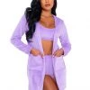 Roma Confidential Lingerie LI500 - Super Soft & Cozy Velour Robe
