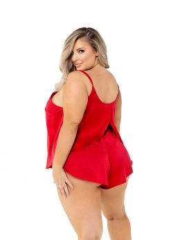 Roma Confidential Lingerie LI505 - 2PC Soft Satin Tulip Short Set