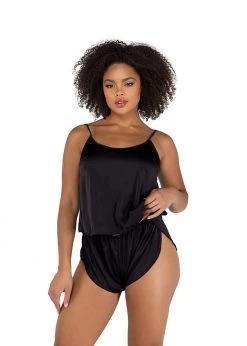 Roma Confidential Lingerie LI505 - 2PC Soft Satin Tulip Short Set