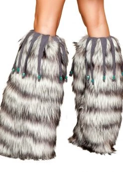 Roma Costume Halloween LW4427 Leg Warmers With Beaded Fringe