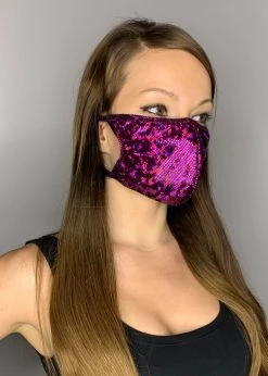 Roma Costume Shimmer Face Mask