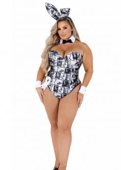 Roma Costume Halloween PB109 - 8pc Playboy Bunny Cover Girl