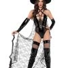 Roma Costume PB113 - 3pc Playboy Wicked Witch