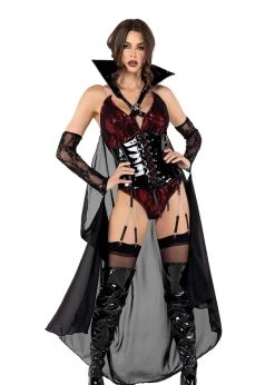 Roma Costume Halloween PB115 - 2pc Playboy Vampire
