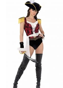 Roma Costume Halloween PB119 - 7pc Playboy High Sea Pirate