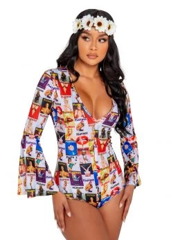 Roma Costume, Inc. PB133 - 3PC Playboy Groovy Babe