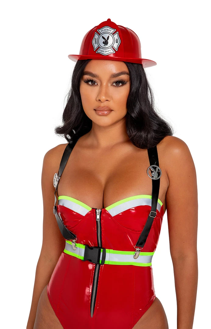 Roma Costume, Inc. Halloween PB136 - 3PC Playboy Smokin’ Hot Firegirl 3 Roma Costume, Inc. Halloween PB136 - 3PC Playboy Smokin’ Hot Firegirl