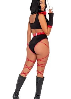 Roma Costume, Inc. PB137 - 5PC Playboy Combat Ninja Halloween