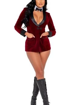 Roma Costume, Inc. Halloween PB141 - 4PC Playboy Smoke Lounge Madam