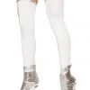 Roma Costume ST10077 - White/Silver Space Commander Leggings SALE!