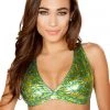 Roma Costume Rave Wear T3312 - Mermaid Halter Top With Criss-Cross Back