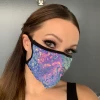 Roma Costume Sequin Face Mask